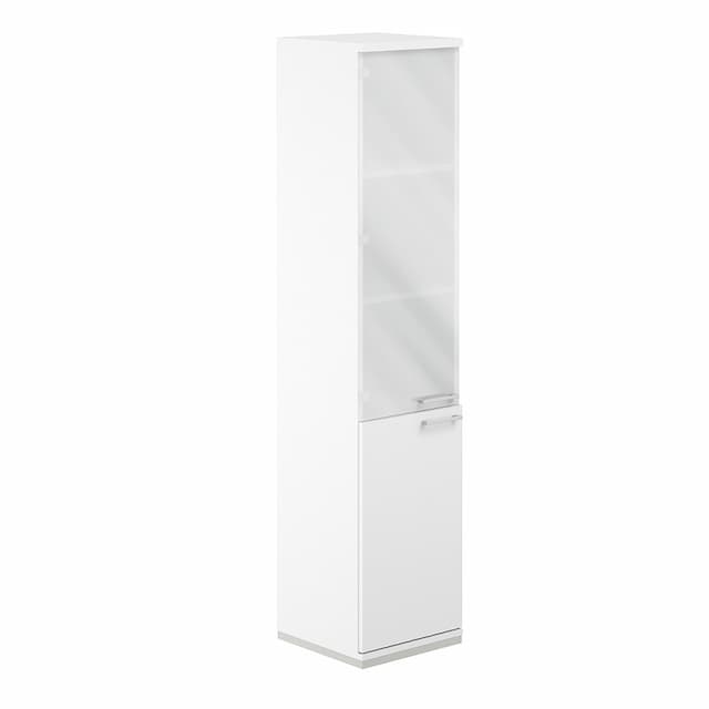 Шкаф со стеклом 5-уровневый Norden Allegro AG.209.WH.WH.WH.GL.L