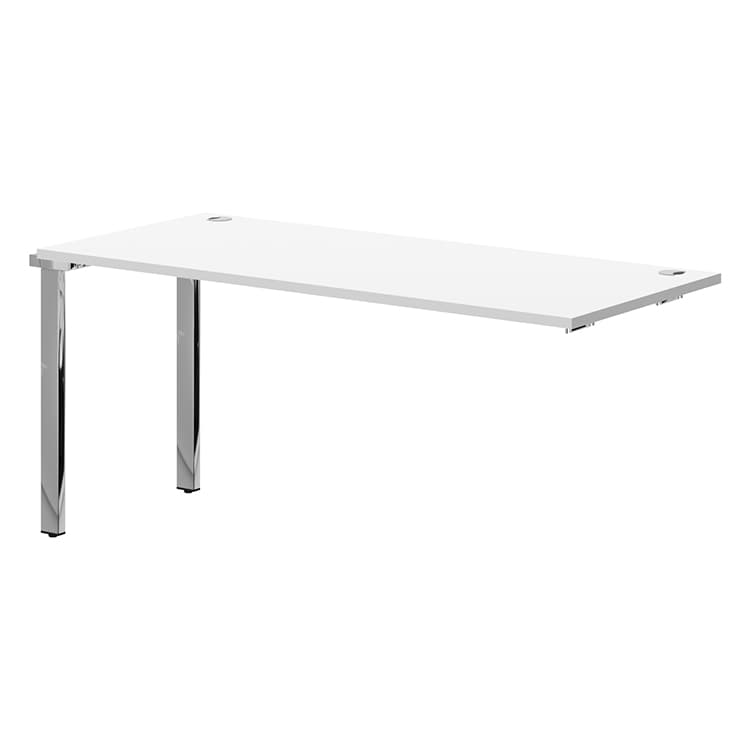 Стол промежуточный Skyland XIGST 1670.1 белый/нержавеющая сталь 1600х700х750 XTEN GLOSS