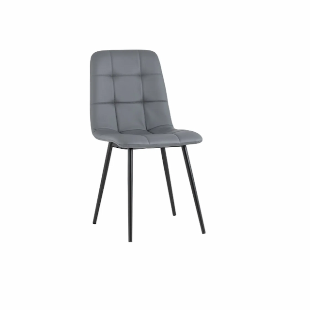 Стул Клен Овьедо сгр346/1 экокожа с мягким сиденьем (серый)