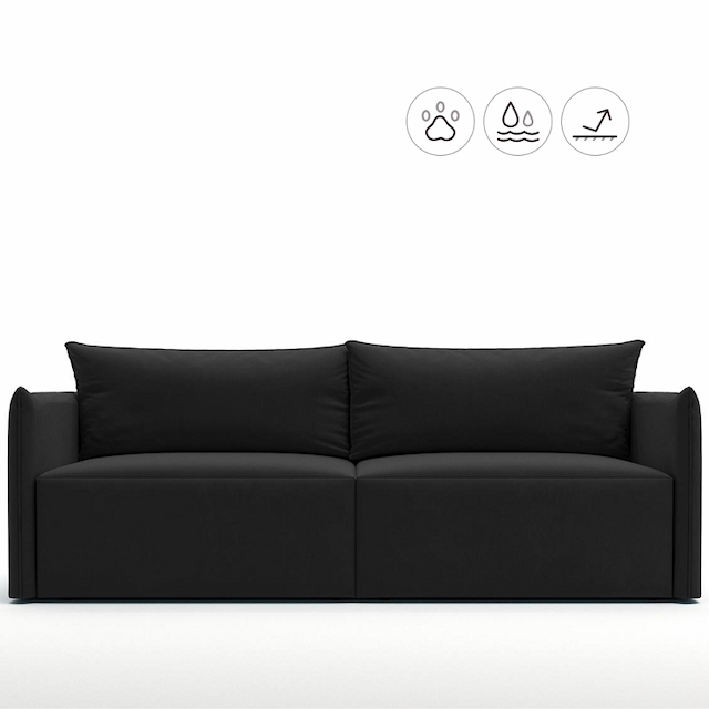 Диван Мастерфабрик Оландайв Saga dark grey ткань рогожка