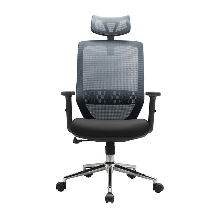 Кресло Riva Chair Alt RCH 833H серый/хром