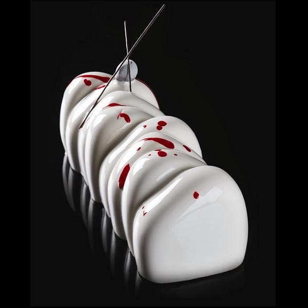 Форма для мороженого/суфле 3D Pavoni "Бильбао" 250х85мм h75мм (объем 1,15л), силикон KE033S