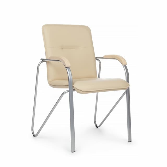 Стул с пластиковыми подлокотниками Riva Chair Самба (SMB-03) бежевый
