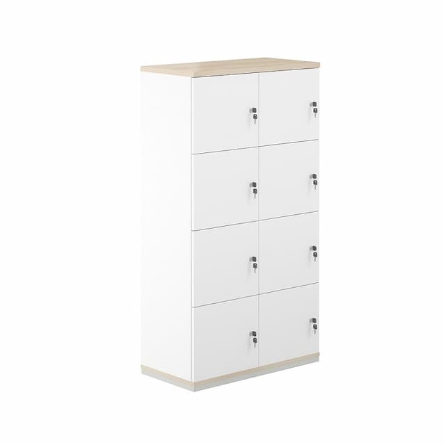 Шкаф-локер 8 ячеек Norden Allegro AG.233.WH.AR.WH