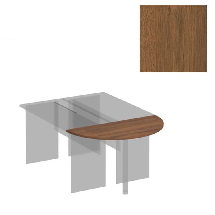Приставка к столу без опоры Юнитекс Комфорт К.206 ОФ (120x60x2.5) французский орех
