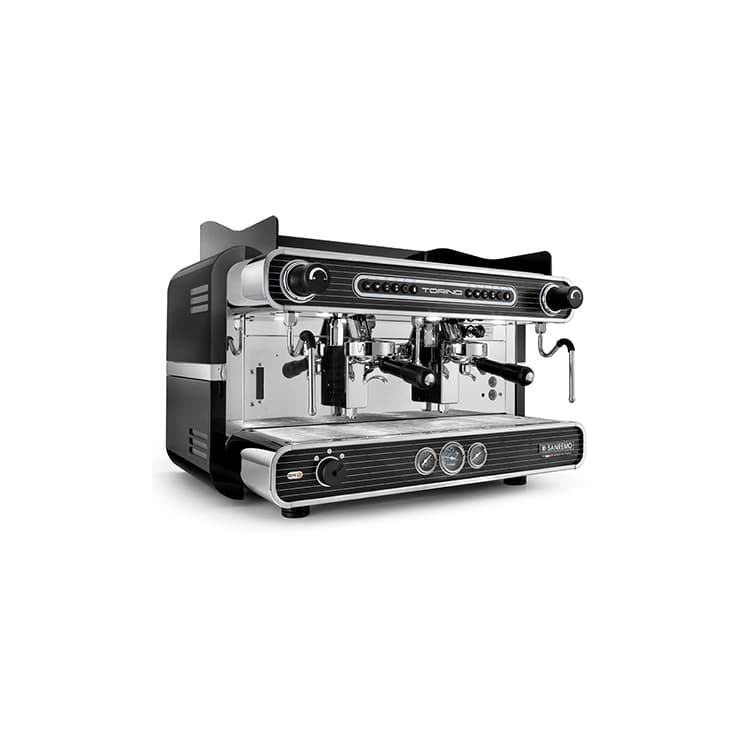 Кофемашина Sanremo Torino SED (автомат) 2гр. подсветка, чёрная