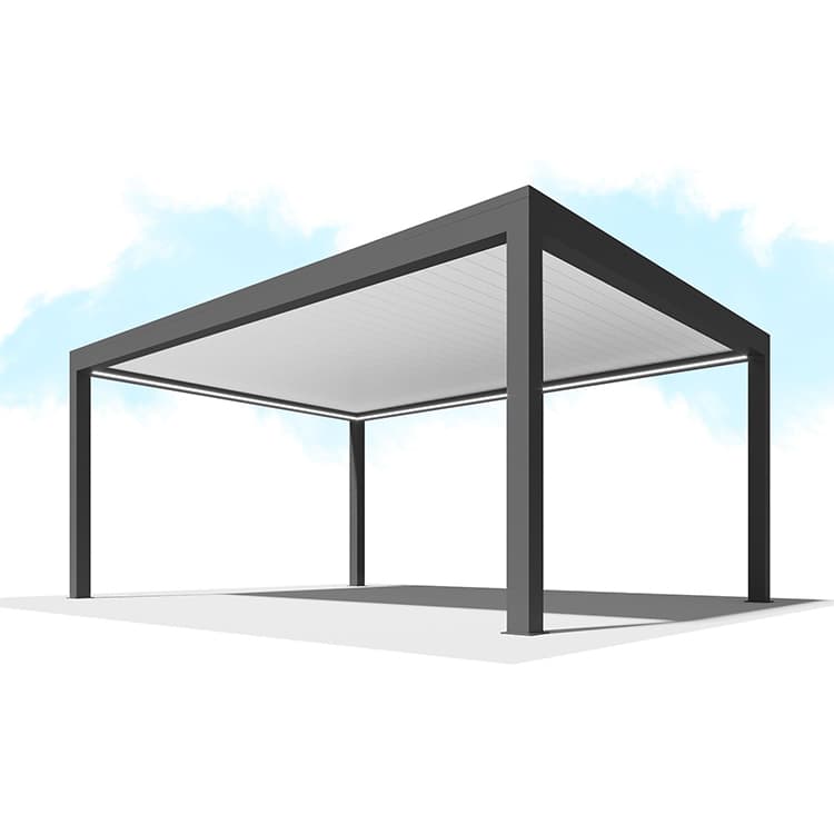 Пергола Сити-Форм Pergola В500-25П Bioclimatic с поворотными ламелями ЛАМЕЛЬ 250 X 53 (4,5х3,5) 1 модуль