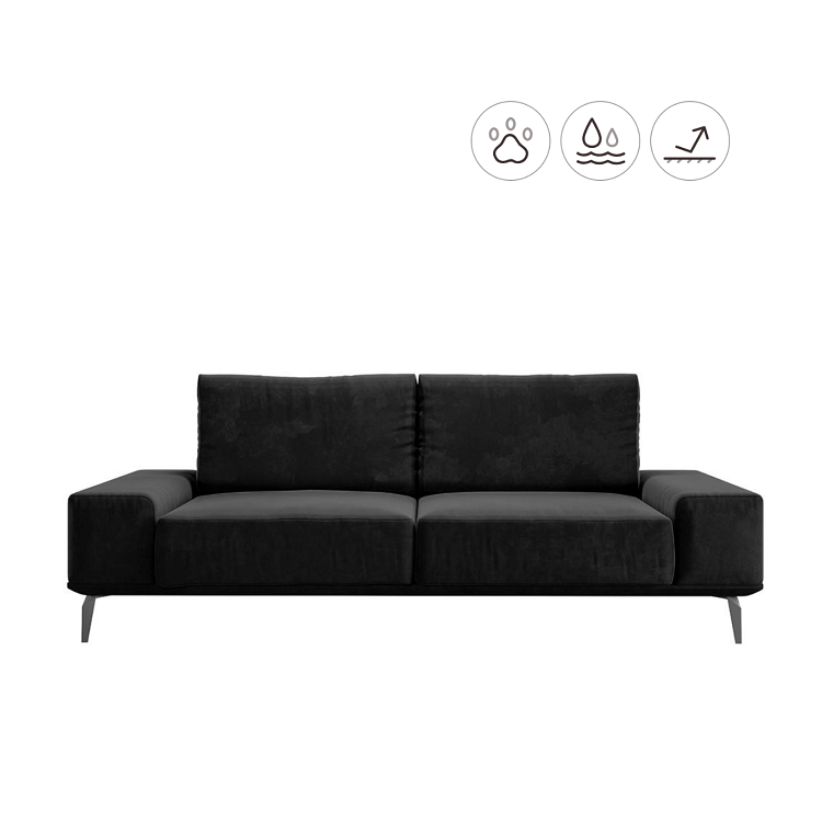 Диван Мастерфабрик Гугу Saga dark grey ткань рогожка