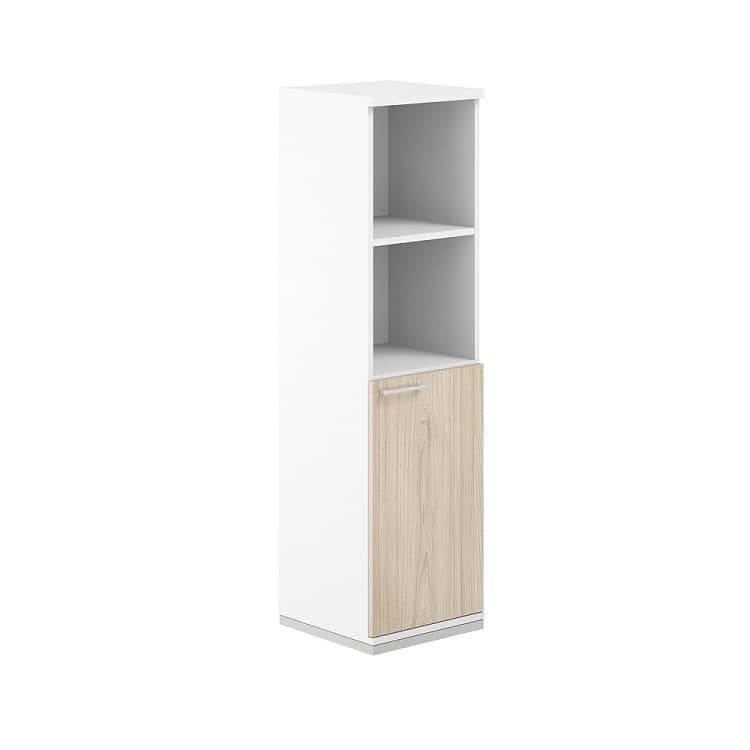 Шкаф полуоткрытый Norden Allegro AG.217.WH.WH.AR.R