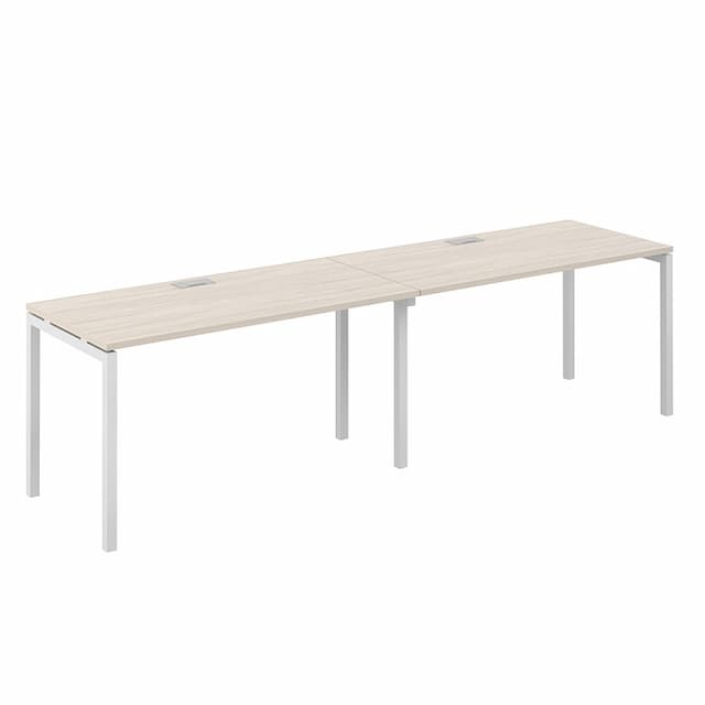 Рабочая станция s-b-s 700х2800х750 Norden Сигма SG.225.OL.44.WH