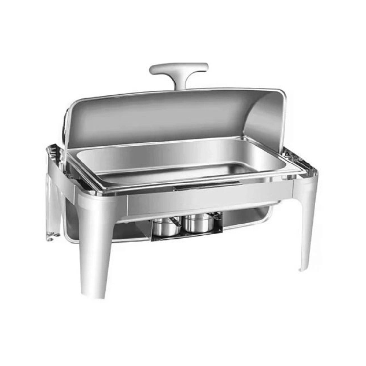 Чафин диш MVQ STANDART 9 л с крышкой ROLL-TOP (E9457)