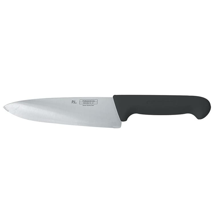Шеф-нож PRO-Line 20 см, черная пластиковая ручка, арт. 71047030 P.L. Proff Cuisine