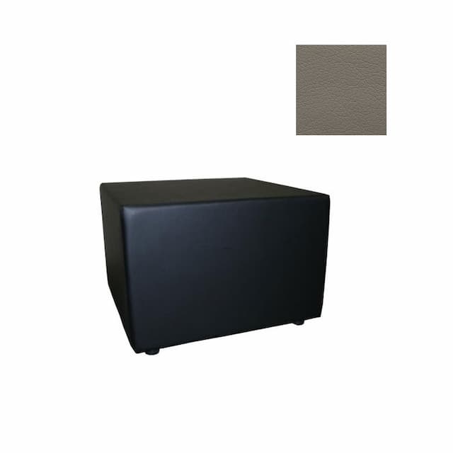 Стол журнальный Юнитекс ОКТАВА Oc/St/cn6 экокожа премиум / серо-коричневая