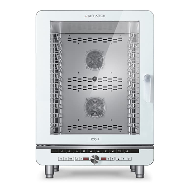 Пароконвектомат электрический ALPHATECH ICET101, система моющая ILCS2, вентилятор двухскоростной IVR02, термощуп ISC04