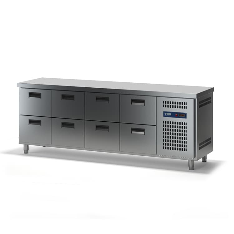 Стол холодильный ТММ СХСБ-К-1/8Я (без борта)(1390х600х870)