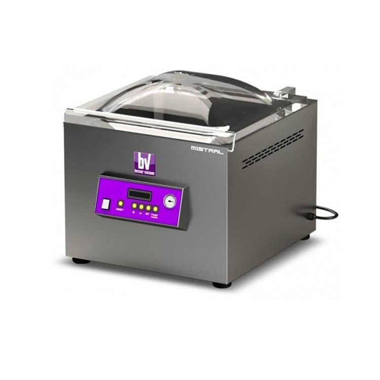 Упаковщик вакуумный BESSERVACUUM MISTRAL 16 газ, маринование, наклонная панель для упаковки жидкости