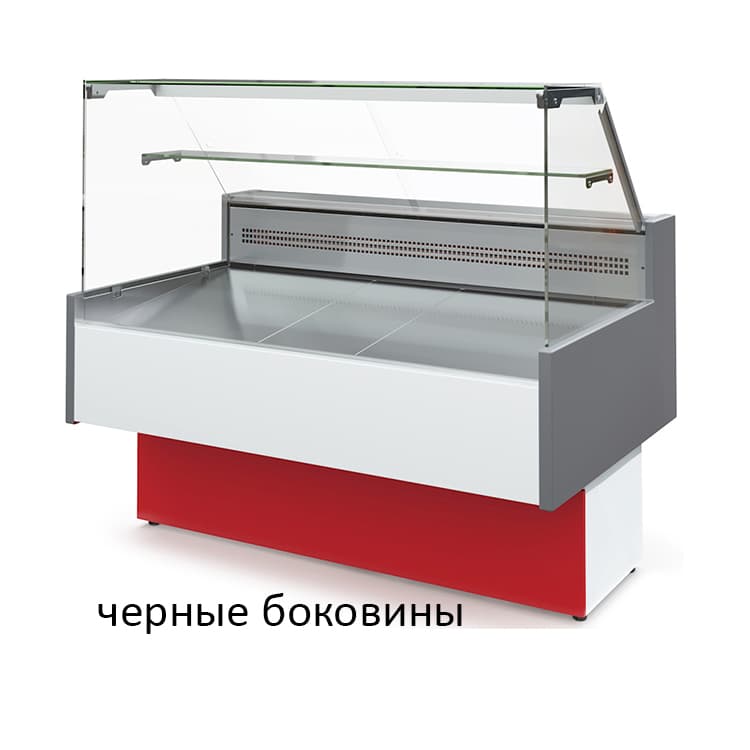 Витрина холодильная МХМ ТАИР ВХН-1.2 Cube (черные боковины)