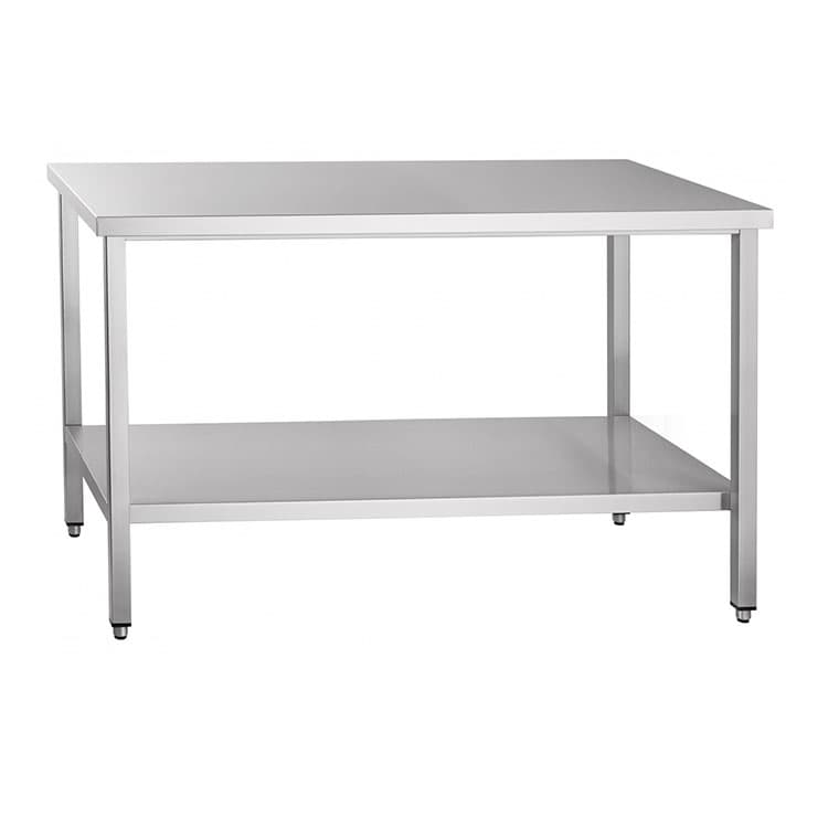 Стол производственный Abat СПРО-7-2 (столешница-нерж., каркас с полкой-нерж.)