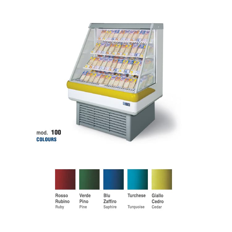 Горка холодильная ISA FOS 100 RV TN COLOURS