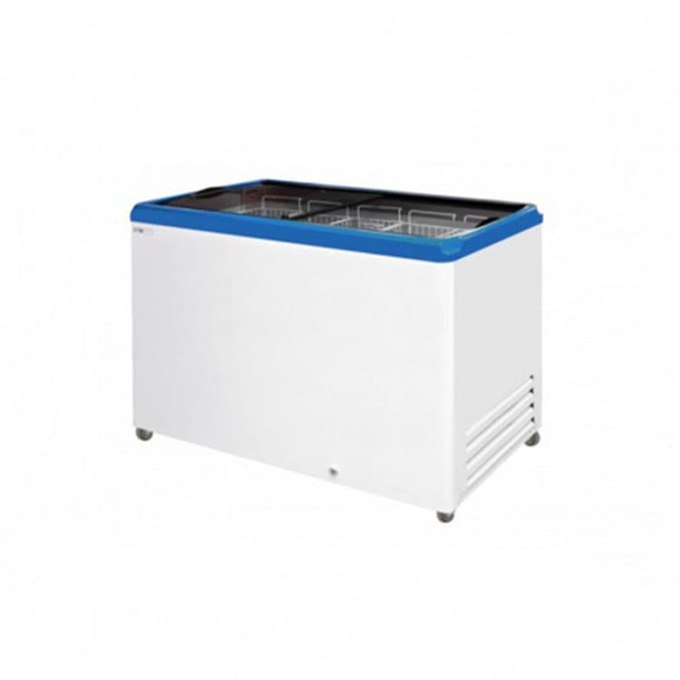 Морозильный ларь с прямым стеклом Italfrost ЛВН 500 П (СF 500 F) (синий)