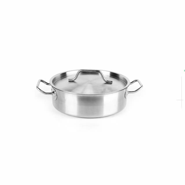 Кастрюля с тройным дном Viatto 400х150мм объем 18л с двумя ручками,арт.101328
