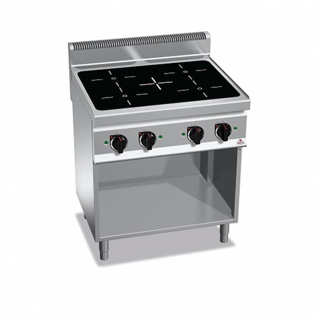 Плита индукционная 4-конфорочная Bertos E7P4M/IND с открытым шкафом