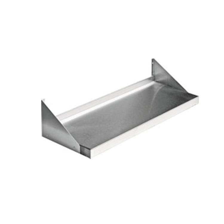Полка открытая настенная 1-уровневая размером 60х30х15см Челябторгтехника ПН 60/30