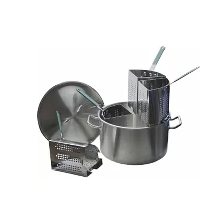 Котел 17л двойное дно Luxstahl 32х19см + фильтры 30х арт. кт1383