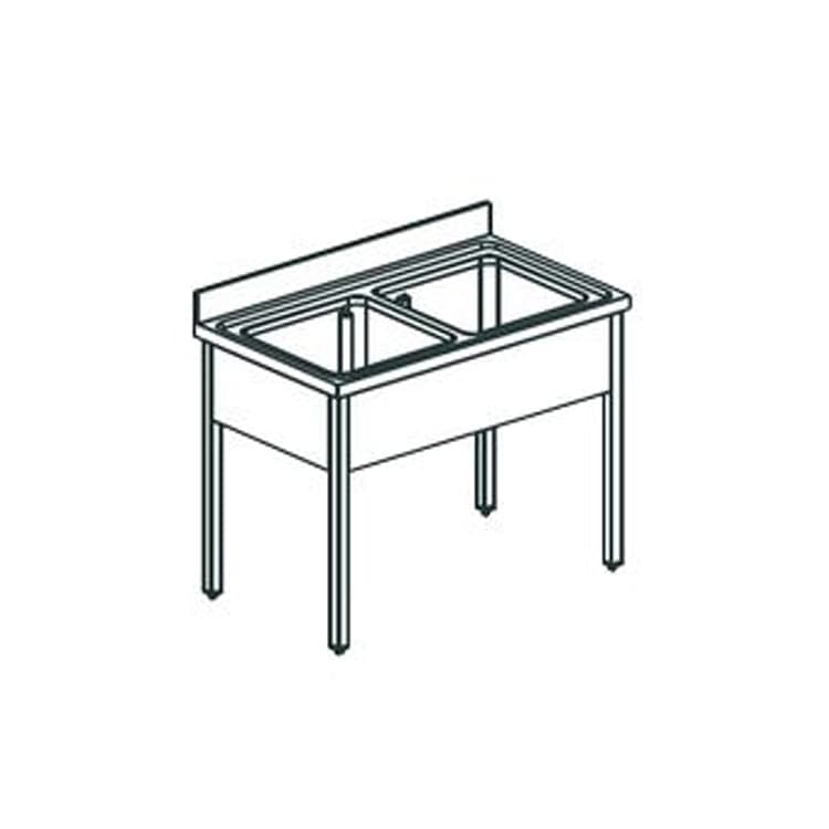 Ванна котломоечная APACH CHEF LINE L2P217-85