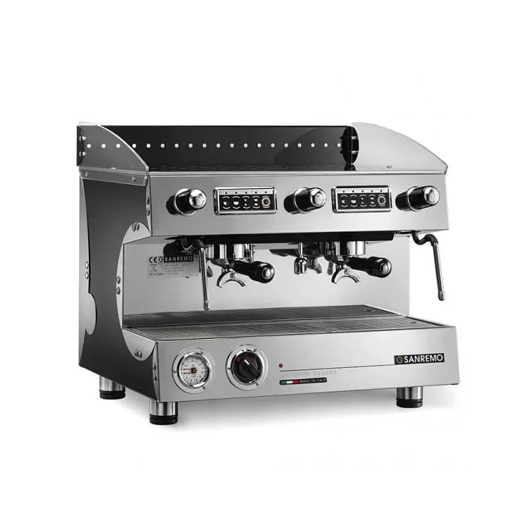 Кофемашина Sanremo CapriI DLX 2 гр. 220В автомат чёрная