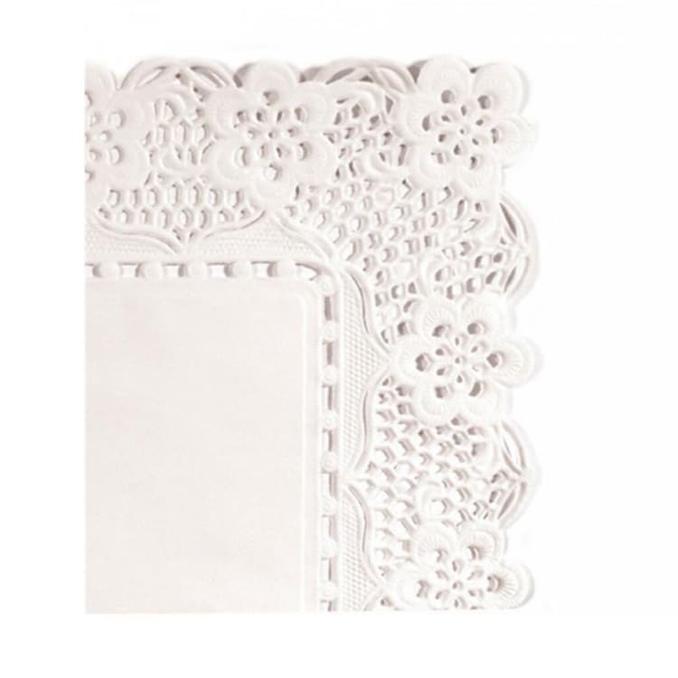 Салфетка ажурная белая 27x21 см, 250 шт/уп, Garcia de PouИспания