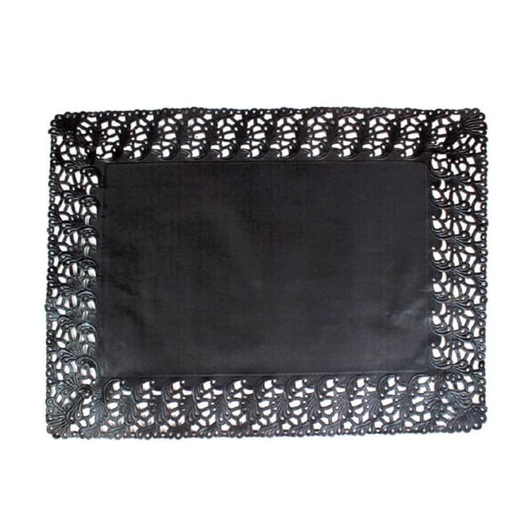 Салфетка ажурная черная d 32x26 см, 250 шт/уп, Garcia de PouИспания
